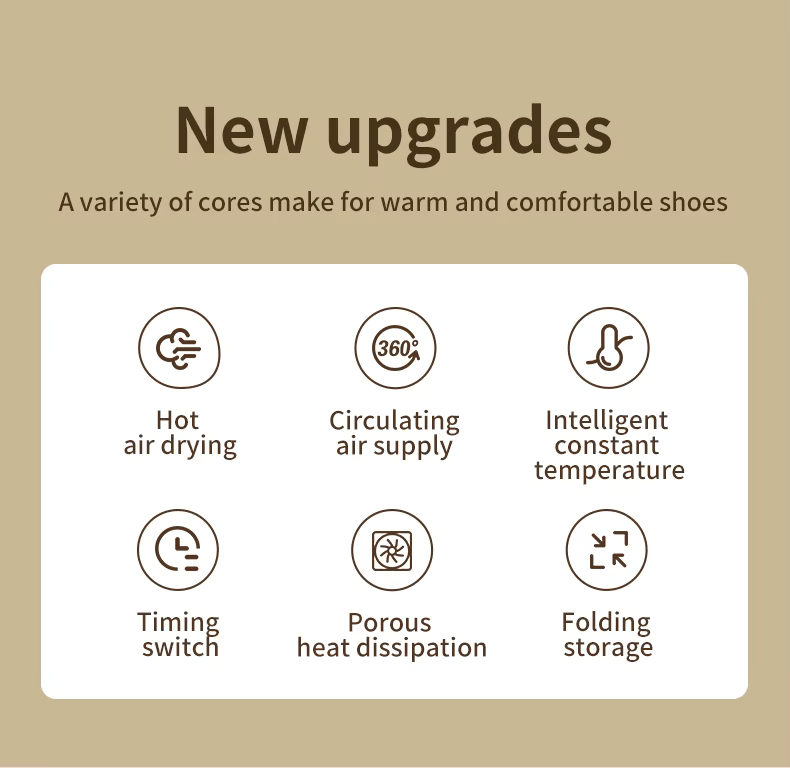 QuickDry Smart Shoe Warmer & Deodorizer