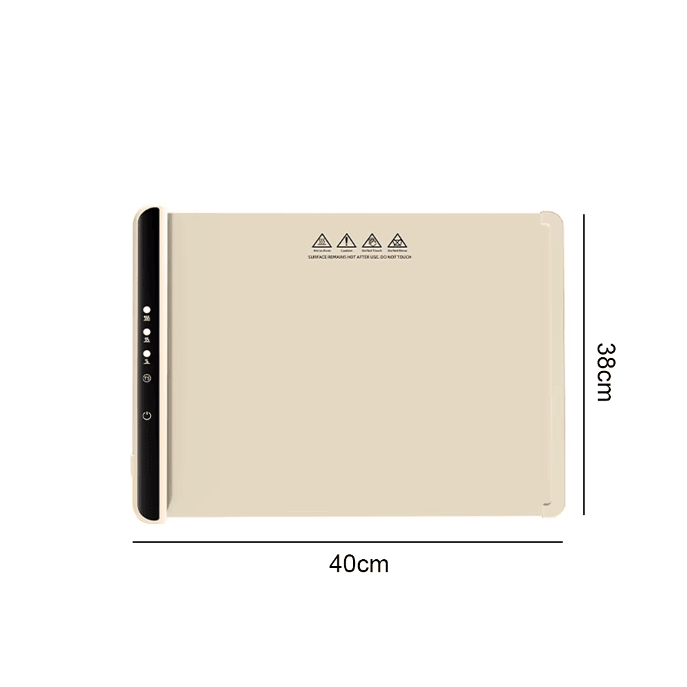 Electric Warming Tray – Portable Foldable Food Warmer with Fast Heating & 3-Temp Control